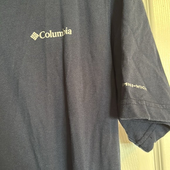 Columbia Omni-Wick men’s blue short sleeve t-shirt size medium - Picture 3 of 7